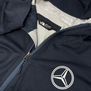 The North Face DryVent Stretch Jacket Women's XXL Blue Hooded Full Zip Mercedes